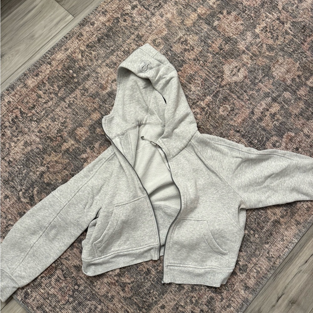 lululemon athletica cropped scuba Women's sweatshirt